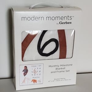 Gerber Modern Moments Milestone Blanket Set